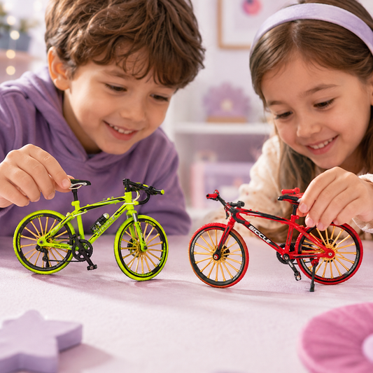 Mini Bicycle Model Toy Realistic Alloy Bicycle with Stand