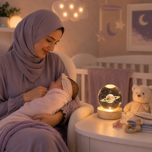 3D Crystal Ball Baby Night Light