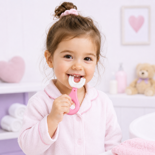 Kids U-Shaped 360° Toothbrush Soft Silicone Training Brush