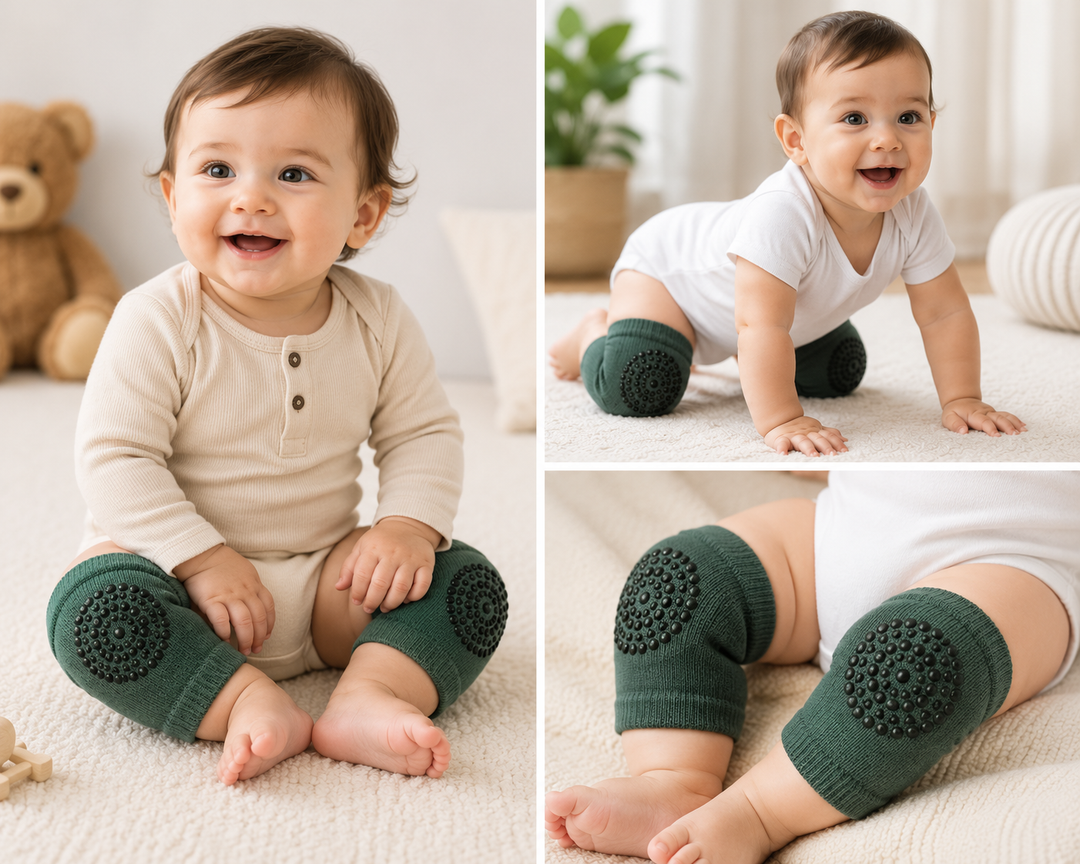 Baby Knee Protector Pads Soft Anti-Slip Crawling Knee Pads for Babies