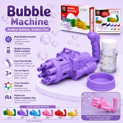 Fun Zone Bubble Machine for Kids