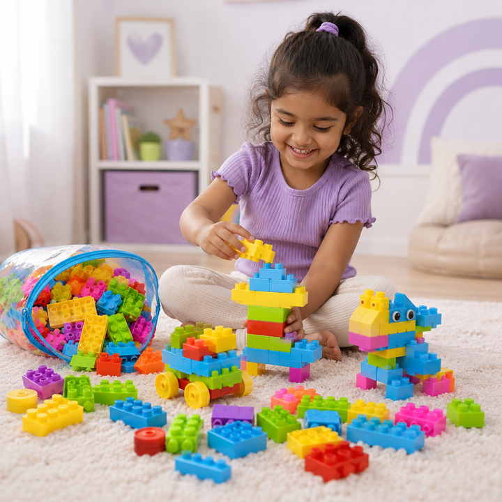 504 Pcs Kids Building Blocks Set – Creative Educational Toy