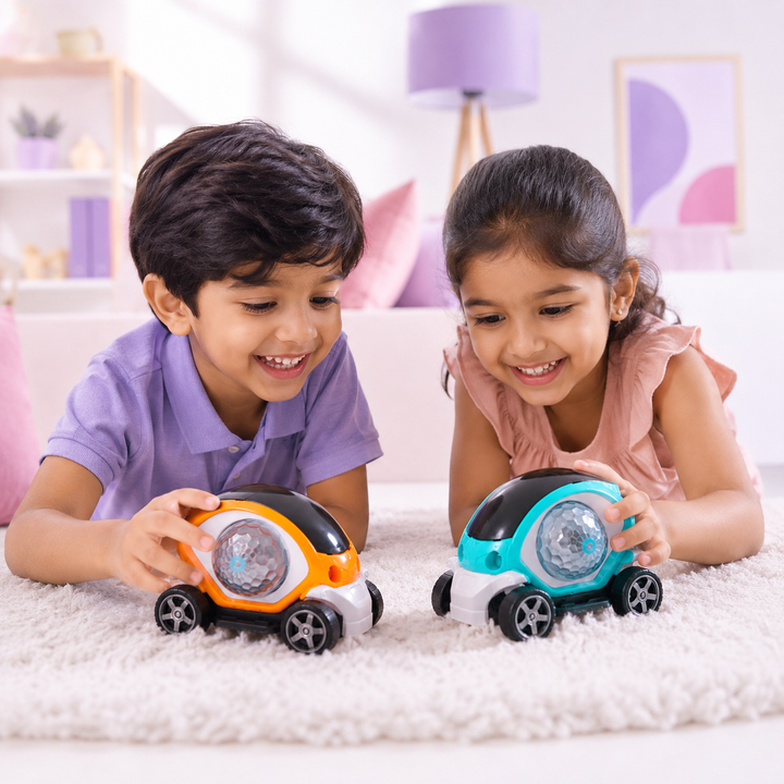 Future  Light-Up Bump &amp; Go Toy Car with Music &amp; Crystal Ball
