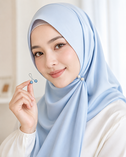 Turkish Hijab Pins Scarf Clips for Hijab, Shawl Styling