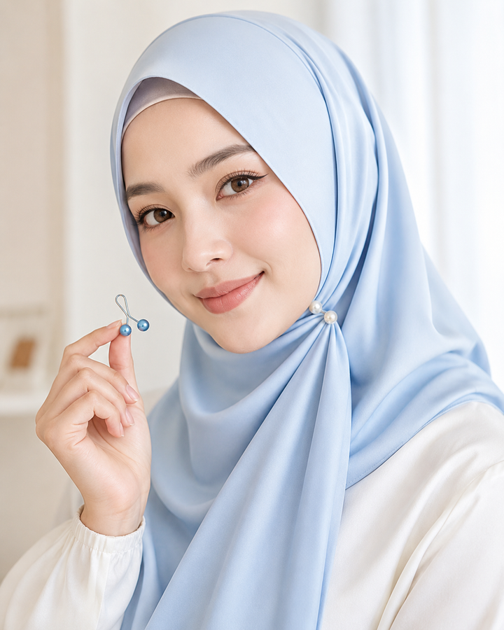 Turkish Hijab Pins Scarf Clips for Hijab, Shawl Styling