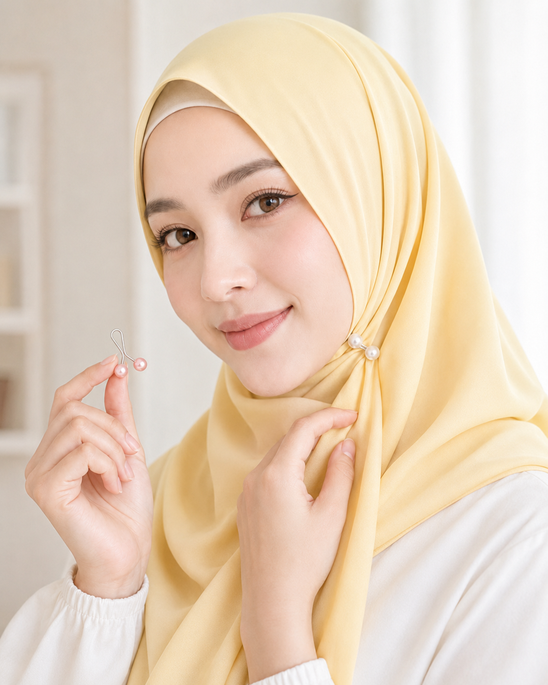 Turkish Hijab Pins Scarf Clips for Hijab, Shawl Styling
