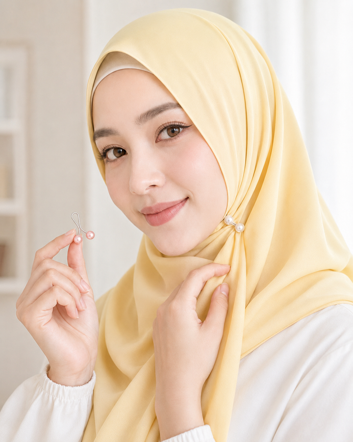 Turkish Hijab Pins Scarf Clips for Hijab, Shawl Styling