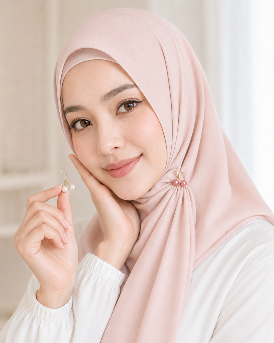 Turkish Hijab Pins Scarf Clips for Hijab, Shawl Styling