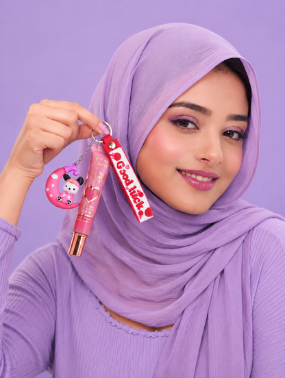 Lip Tint Keychain  Cute Glossy Tint with Stylish Keyring