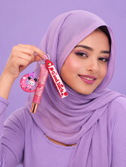 Lip Tint Keychain  Cute Glossy Tint with Stylish Keyring