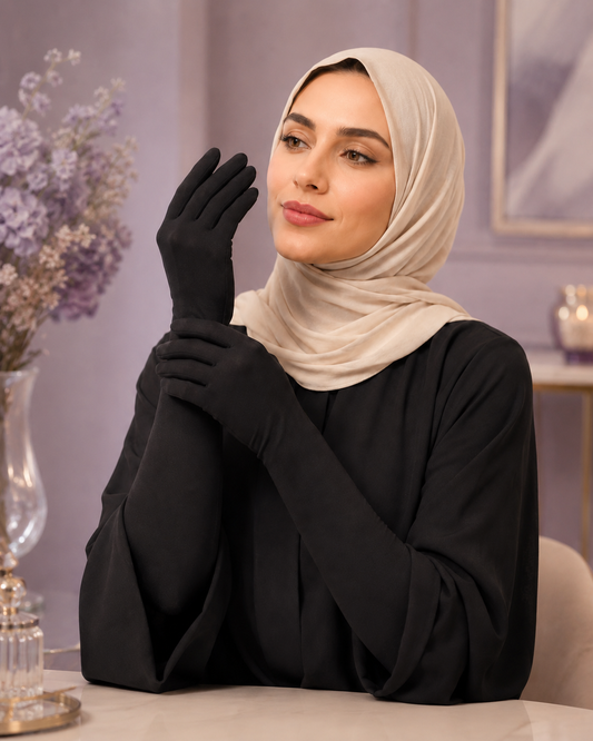 Modesty Full Arm Gloves for Hijab & Abaya