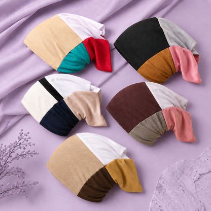 4 in 1 Hijab Cap Set for Women  Cotton Net & Multi-Style Undercap for Modest Wear
