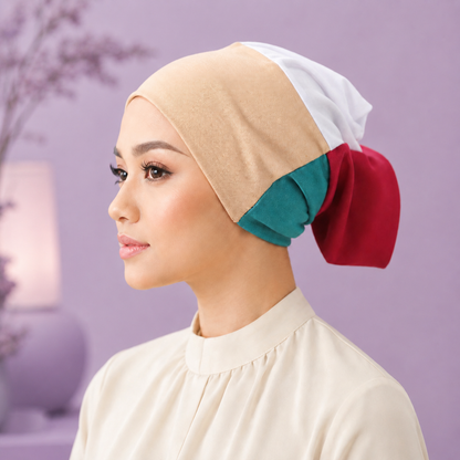 4 in 1 Hijab Cap Set for Women  Cotton Net & Multi-Style Undercap for Modest Wear