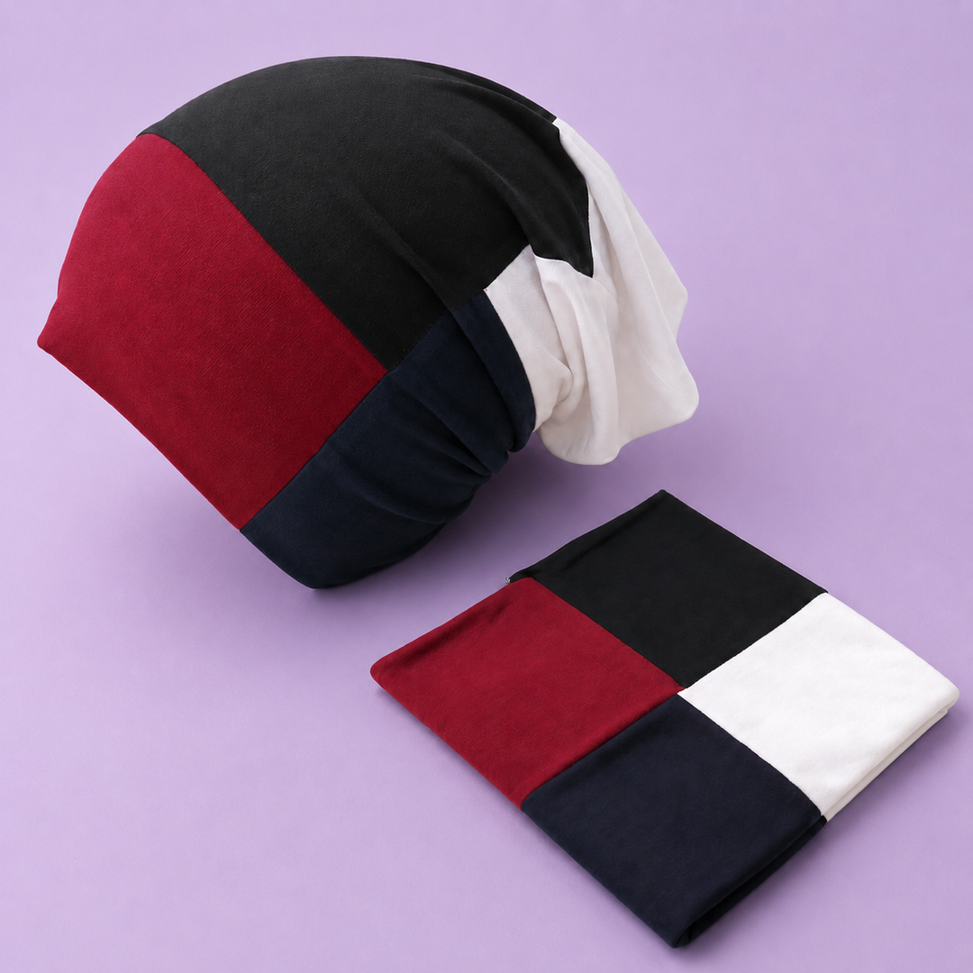 4 in 1 Hijab Cap Set for Women  Cotton Net &amp; Multi-Style Undercap for Modest Wear