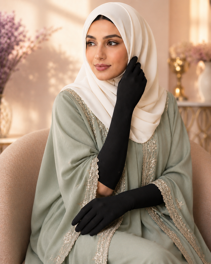 Modesty Full Arm Gloves for Hijab & Abaya