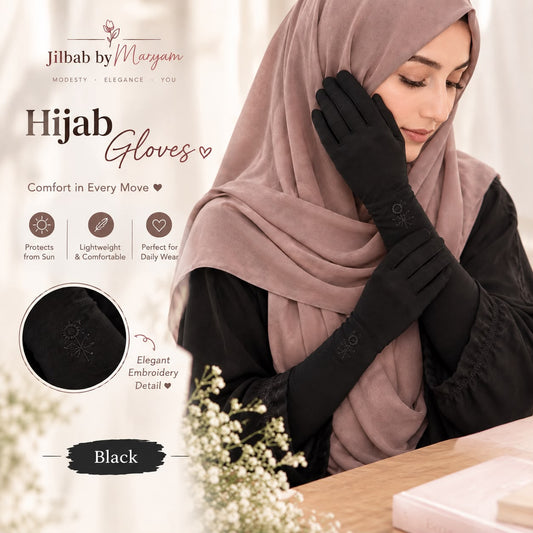 Modesty Full Arm Gloves for Hijab & Abaya